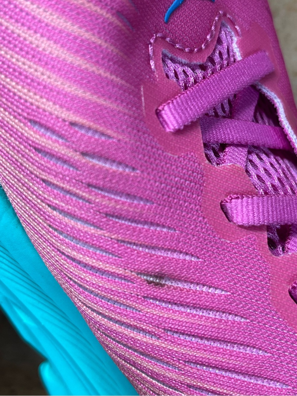 Hoka One One Rincon 3 Womens Size 9.5 Running Shoes Sneakers Phlox Pink Atlantis - Picture 7 of 13